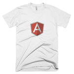 Short sleeve men's angular t-shirt